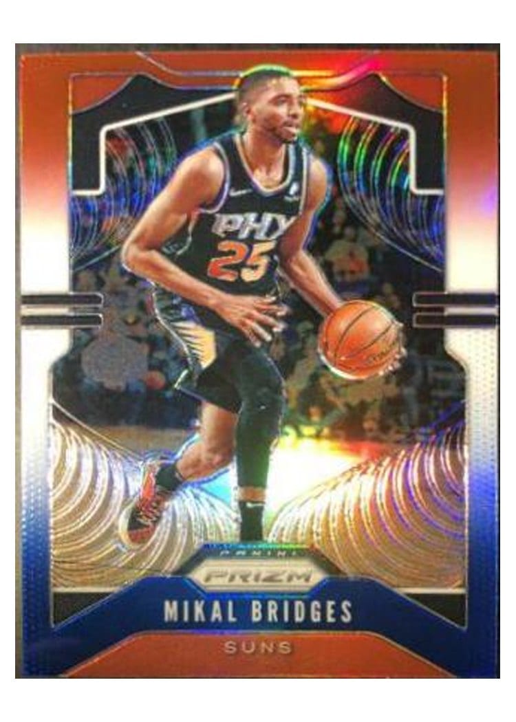 2019-20 Panini Prizm Base Set Mikal Bridges #99 card