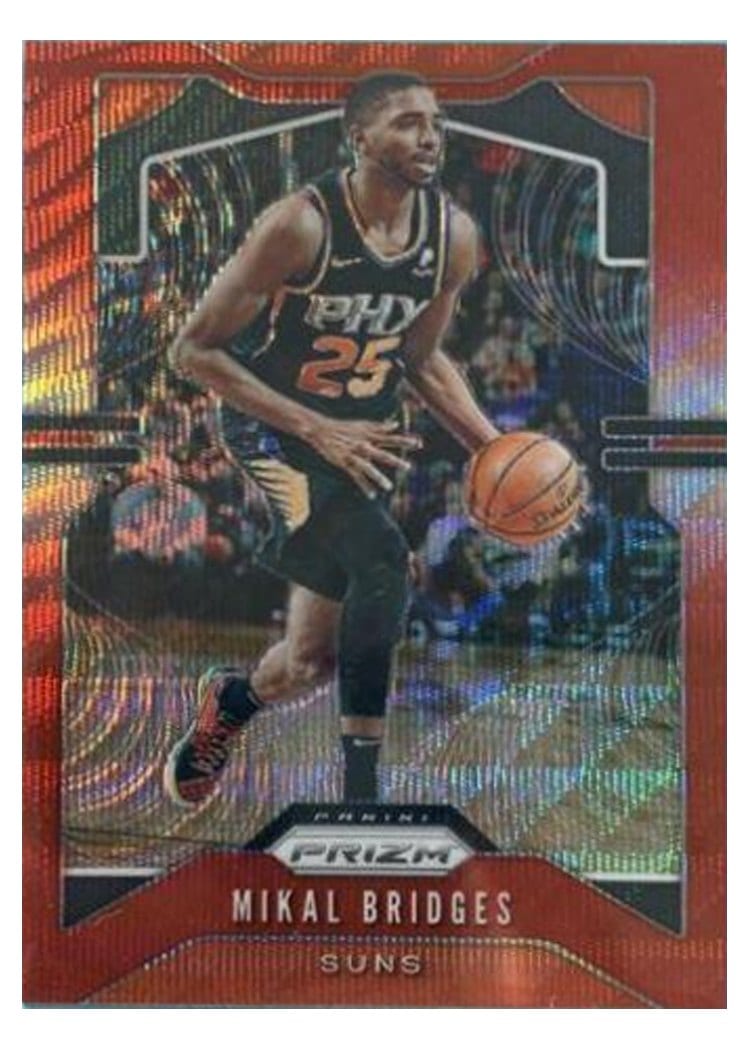 2019-20 Panini Prizm Base Set Mikal Bridges #99 card