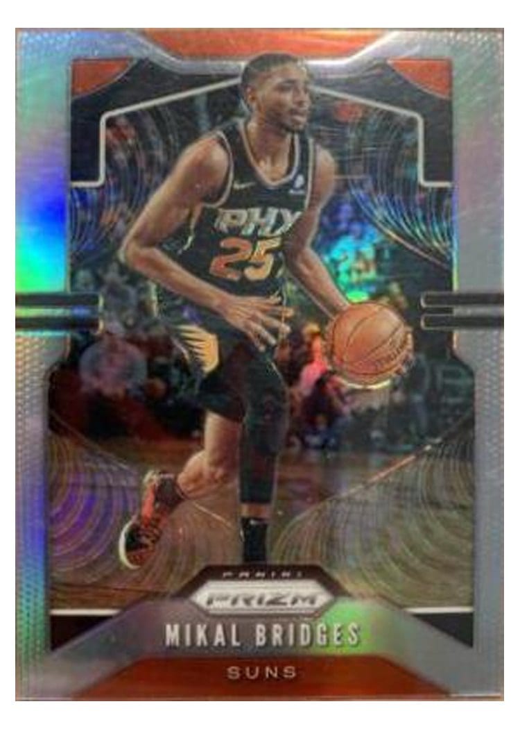 2019-20 Panini Prizm Base Set Mikal Bridges #99 card