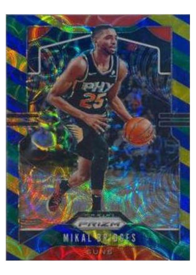 2019-20 Panini Prizm Base Set Mikal Bridges #99 card