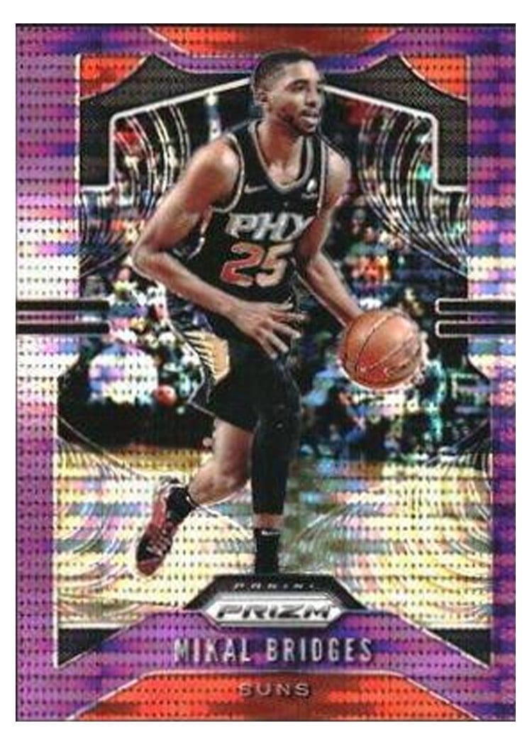 2019-20 Panini Prizm Base Set Mikal Bridges #99 card