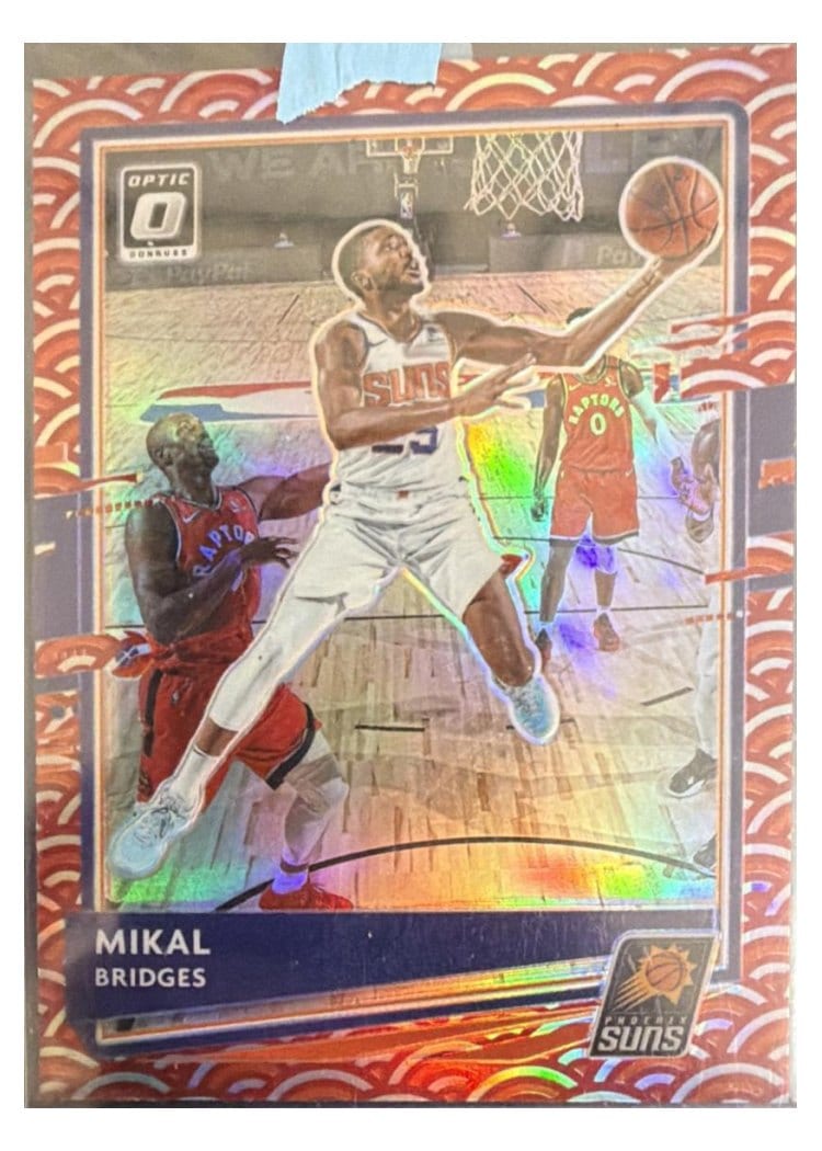 2020-21 Donruss Optic Base Set Mikal Bridges Photon #54 card