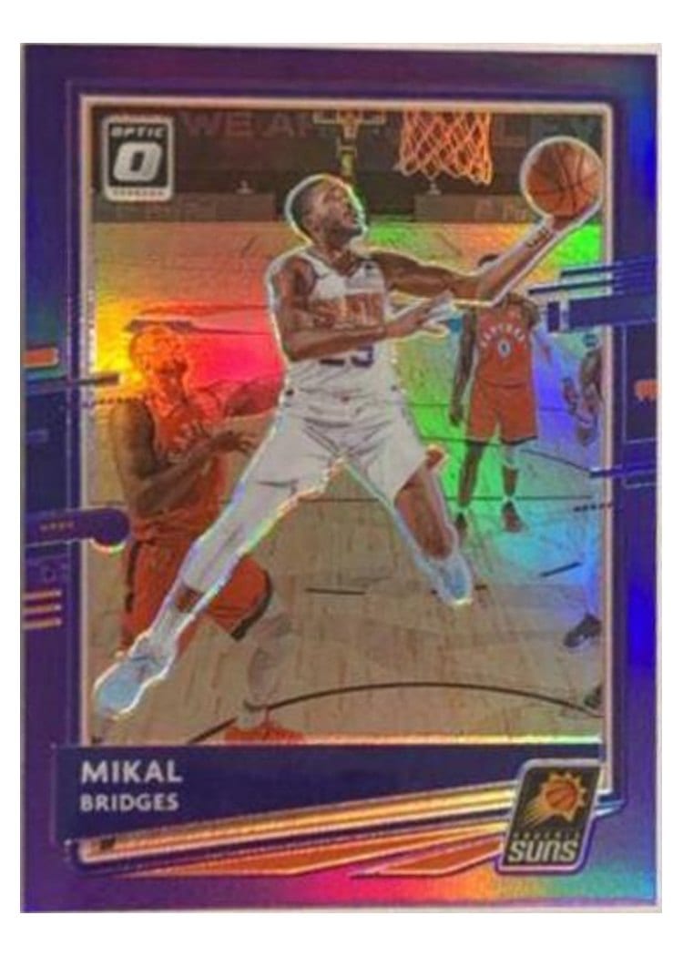 2020-21 Donruss Optic Base Set Mikal Bridges #54 card