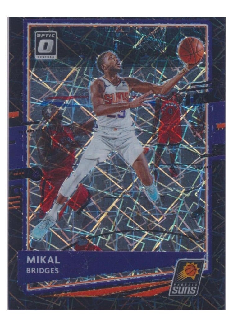 2020-21 Donruss Optic Base Set Mikal Bridges #54 card