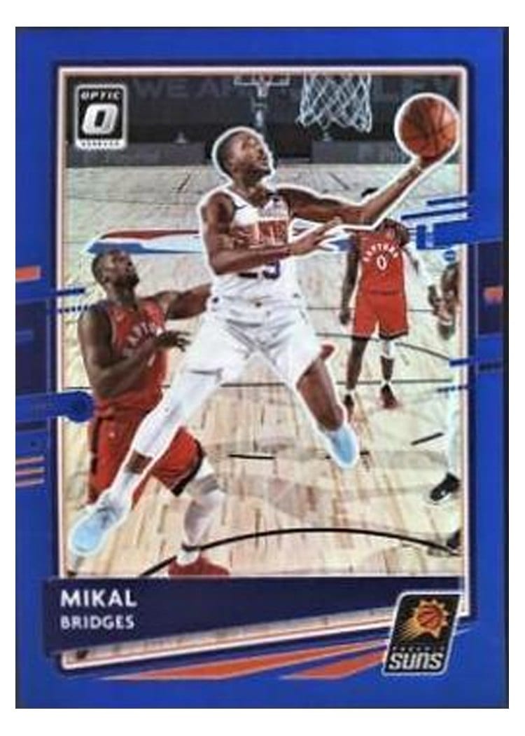 2020-21 Donruss Optic Base Set Mikal Bridges #54 card