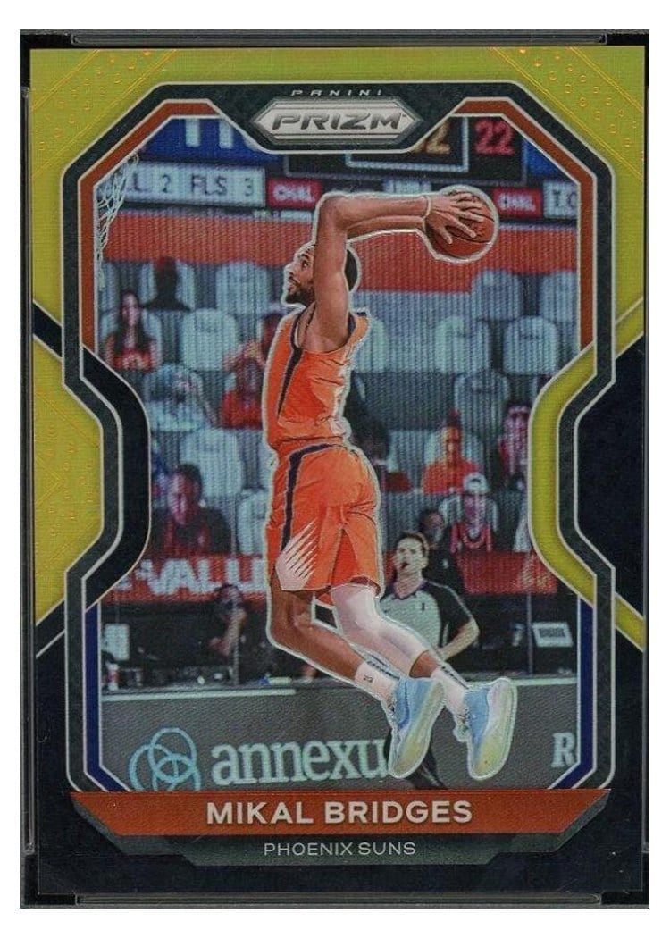 2020-21 Panini Prizm Base Set Mikal Bridges #204 card