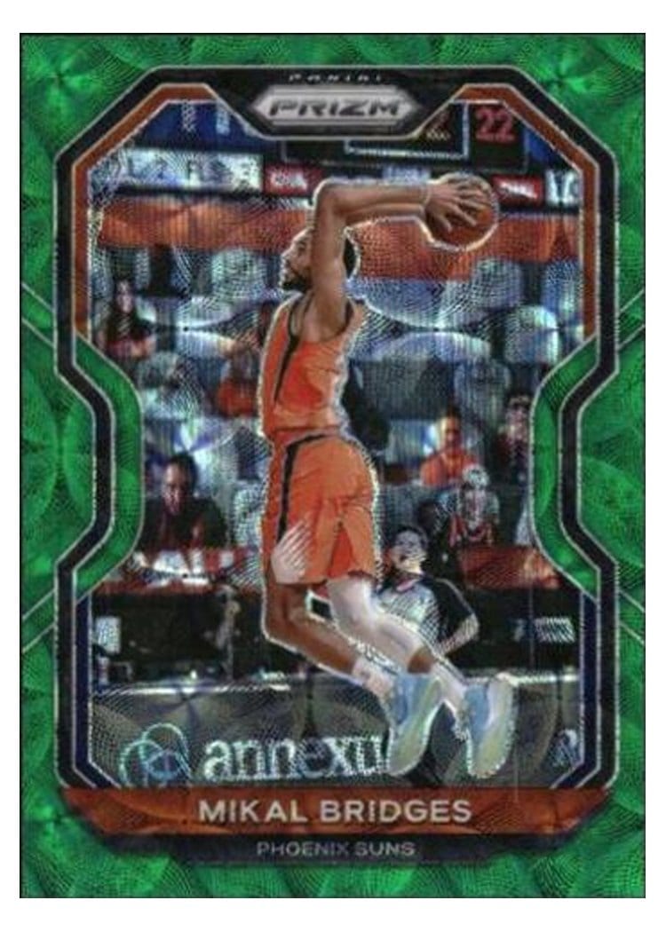 2020-21 Panini Prizm Base Set Mikal Bridges #204 card