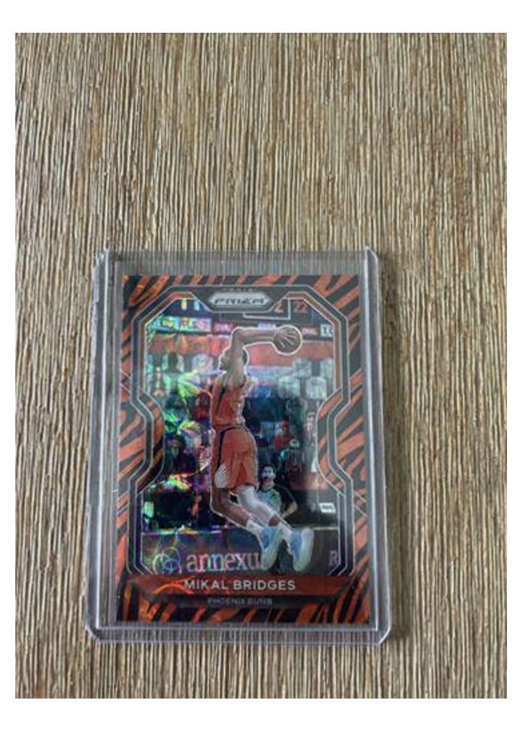 2020-21 Panini Prizm Base Set Mikal Bridges #204 card