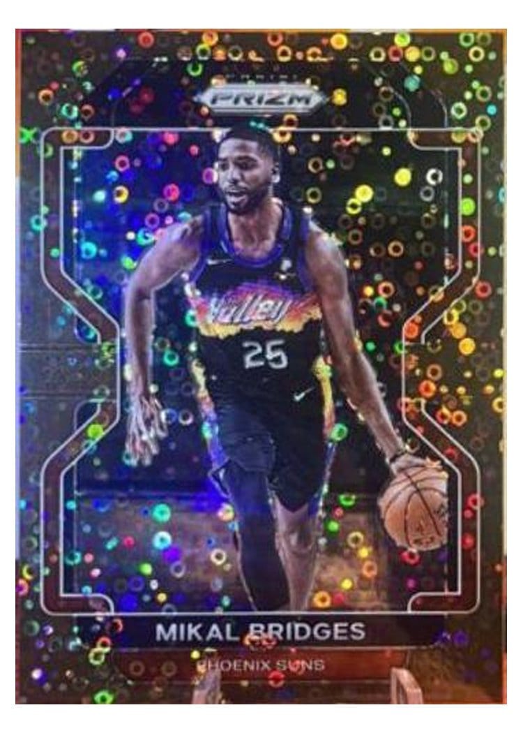 2020-21 Panini Prizm Base Set Mikal Bridges #204 card