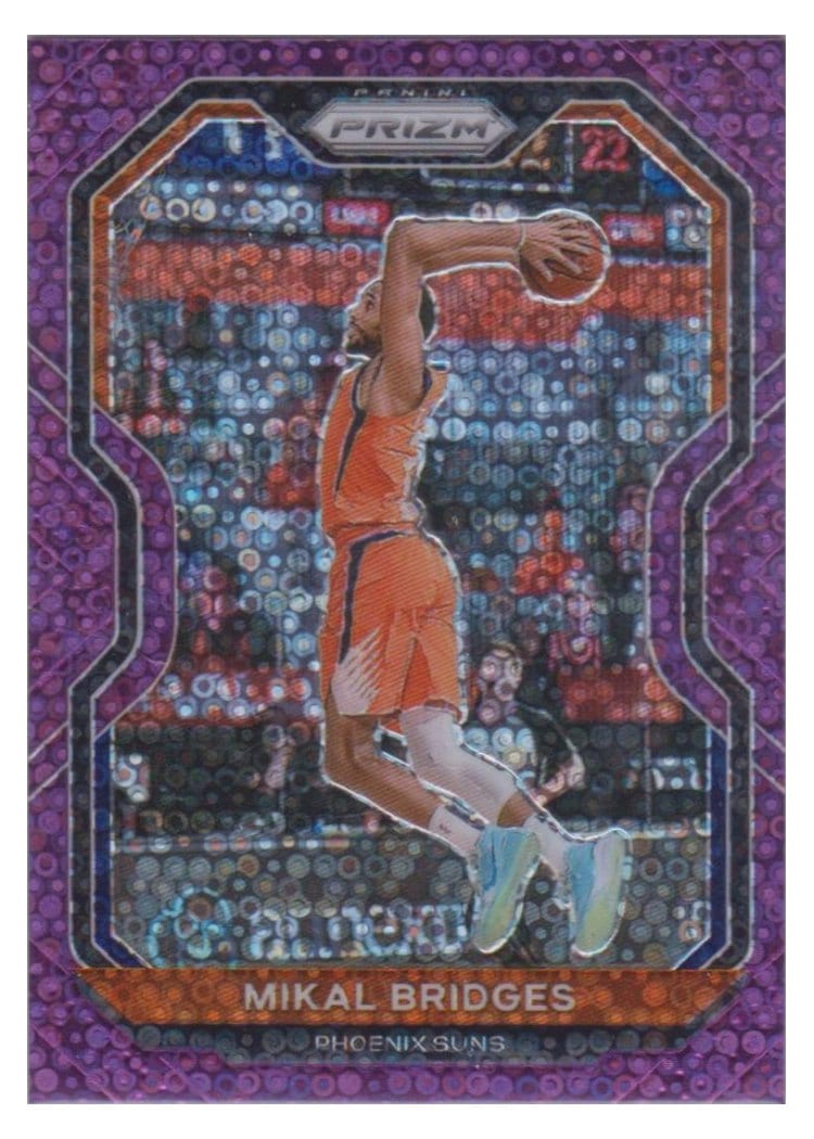 2020-21 Panini Prizm Base Set Mikal Bridges #204 card