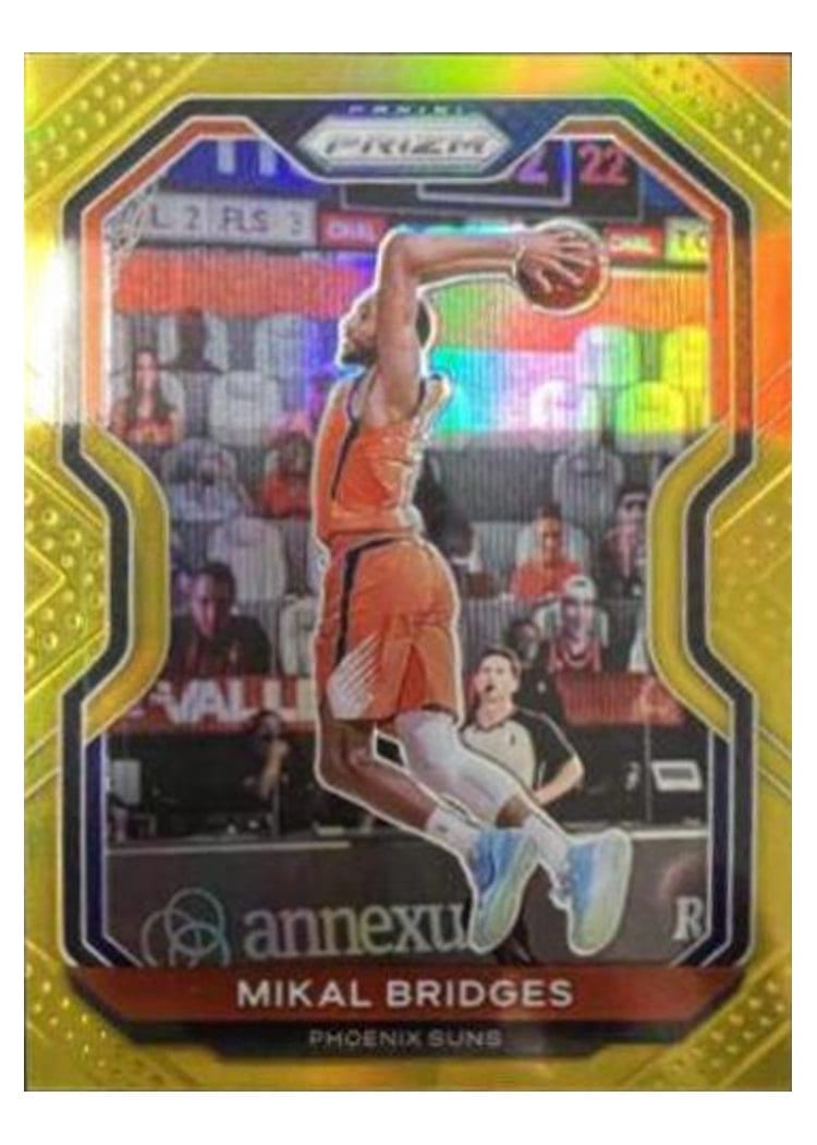 2020-21 Panini Prizm Base Set Mikal Bridges #204 card
