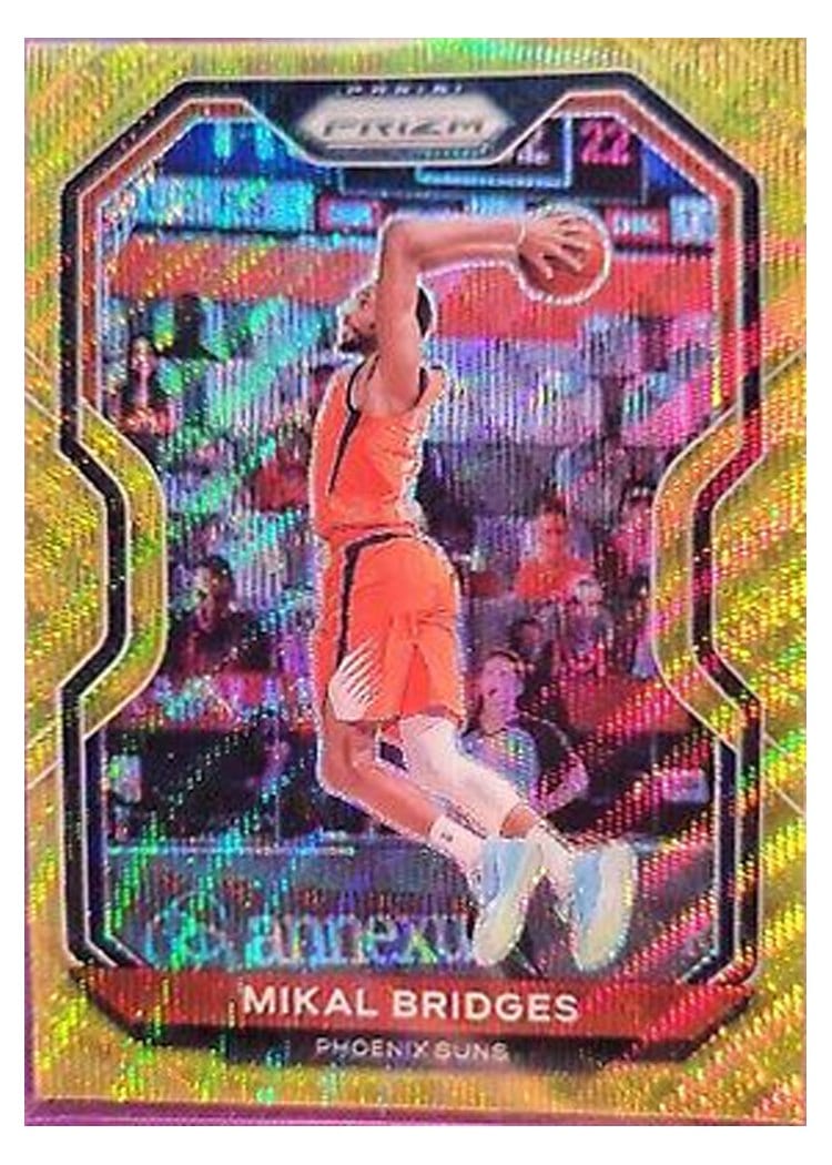 2020-21 Panini Prizm Base Set Mikal Bridges #204 card
