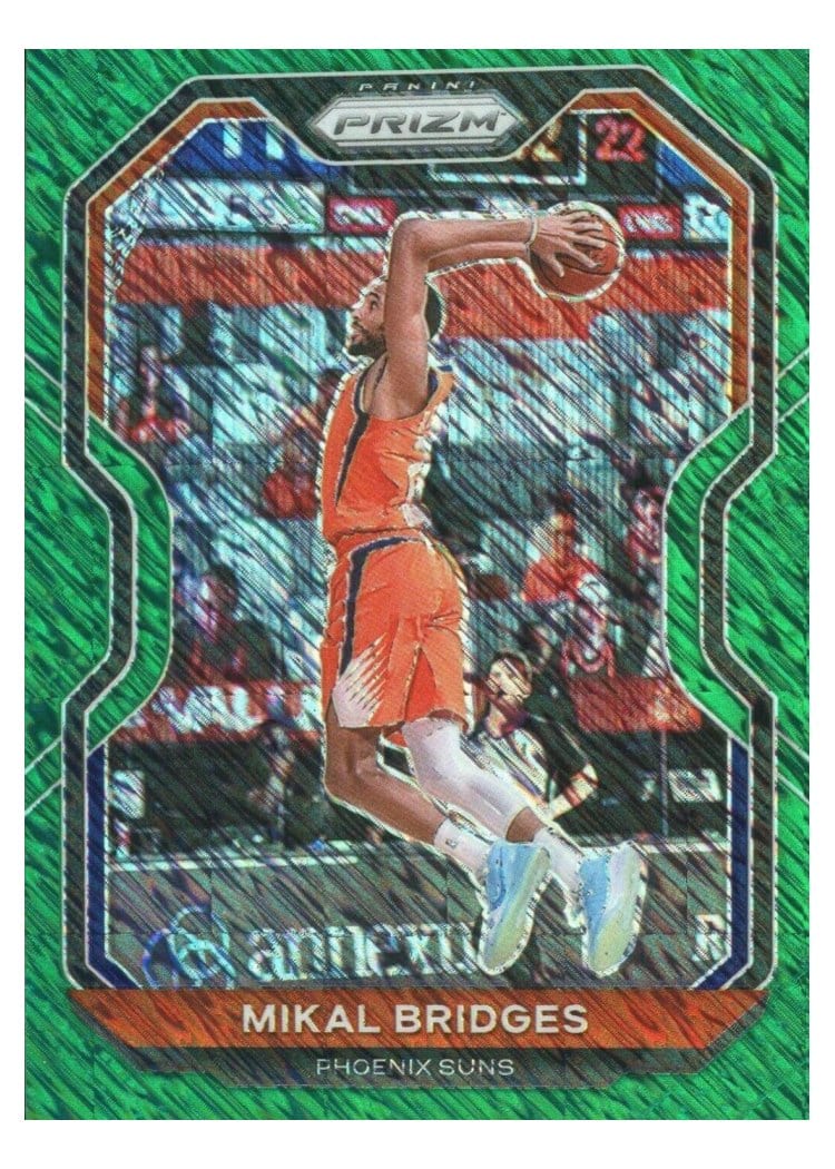 2020-21 Panini Prizm Base Set Mikal Bridges #204 card