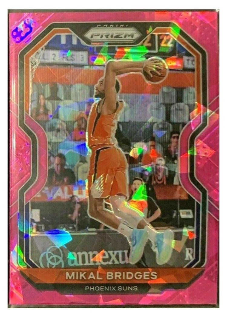 2020-21 Panini Prizm Base Set Mikal Bridges #204 card