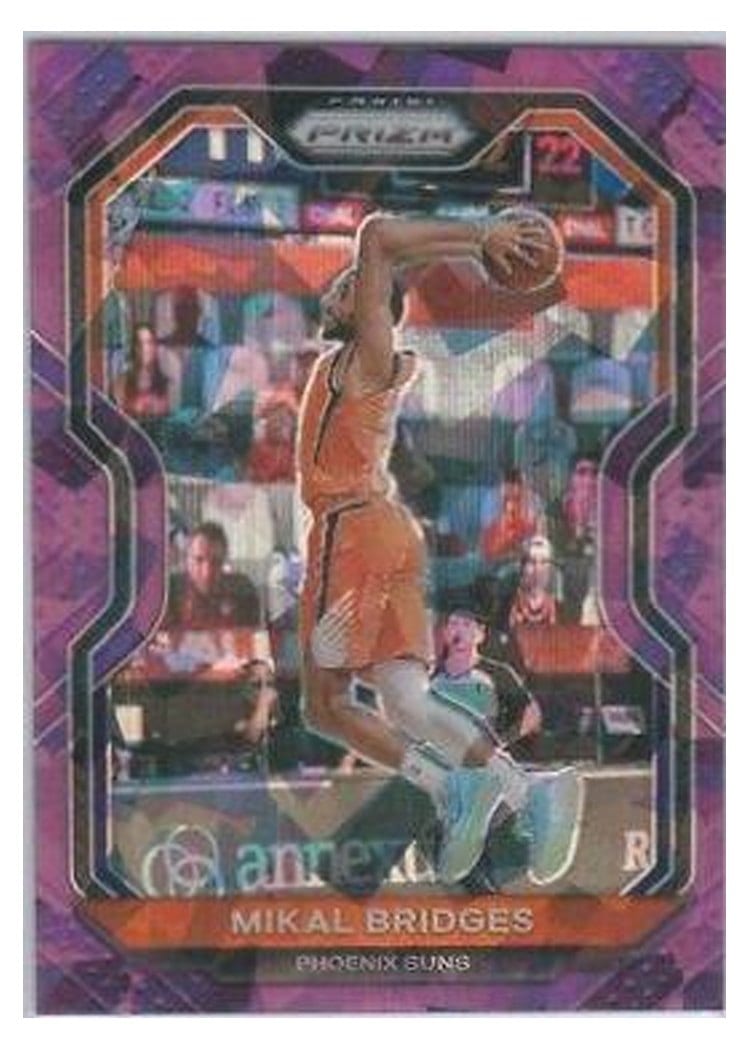 2020-21 Panini Prizm Base Set Mikal Bridges #204 card