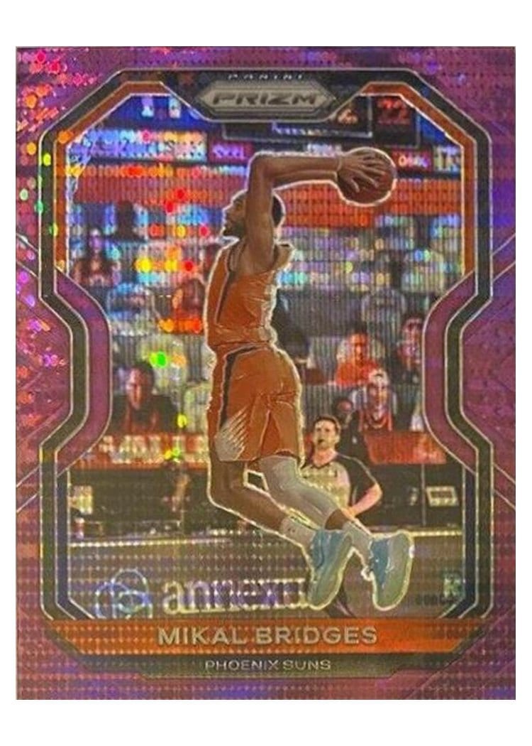 2020-21 Panini Prizm Base Set Mikal Bridges #204 card