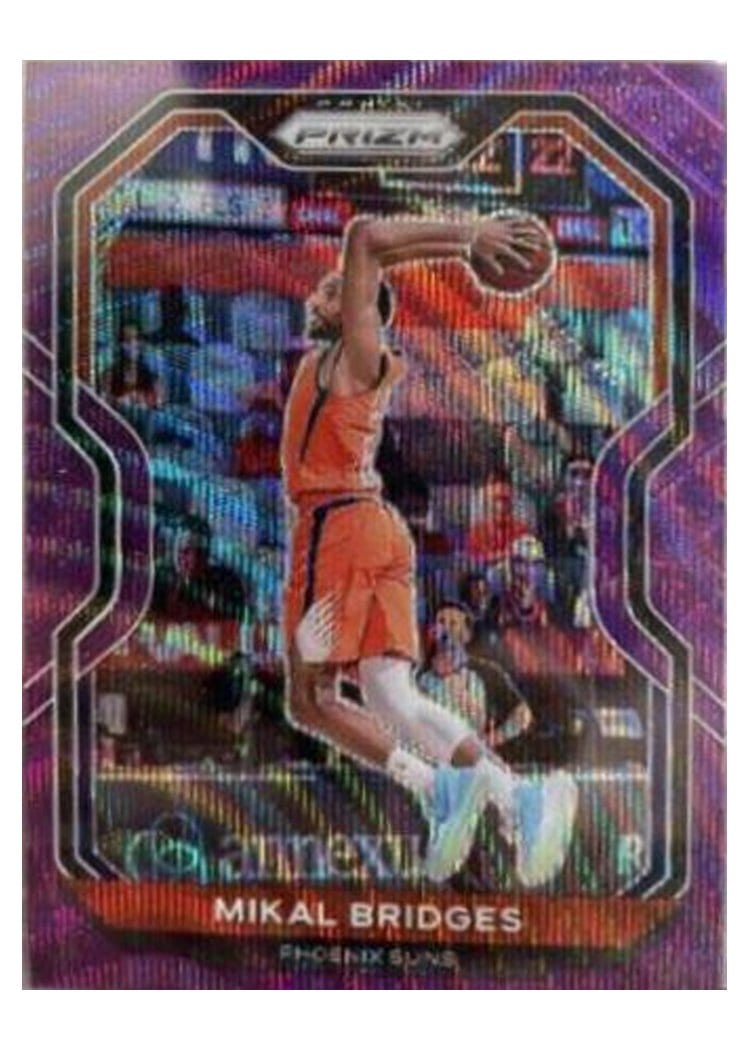 2020-21 Panini Prizm Base Set Mikal Bridges #204 card