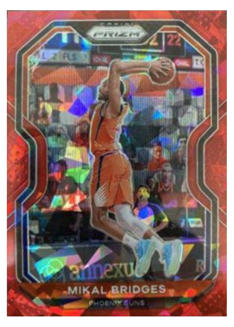 2020-21 Panini Prizm Base Set Mikal Bridges #204 card