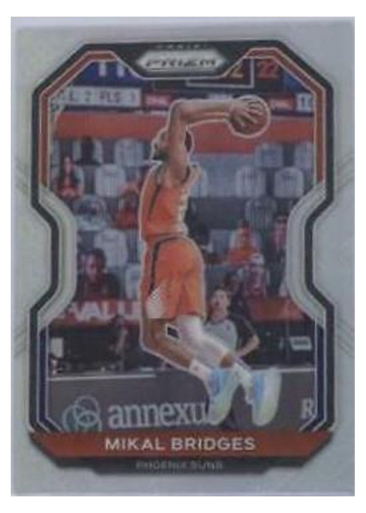 2020-21 Panini Prizm Base Set Mikal Bridges #204 card