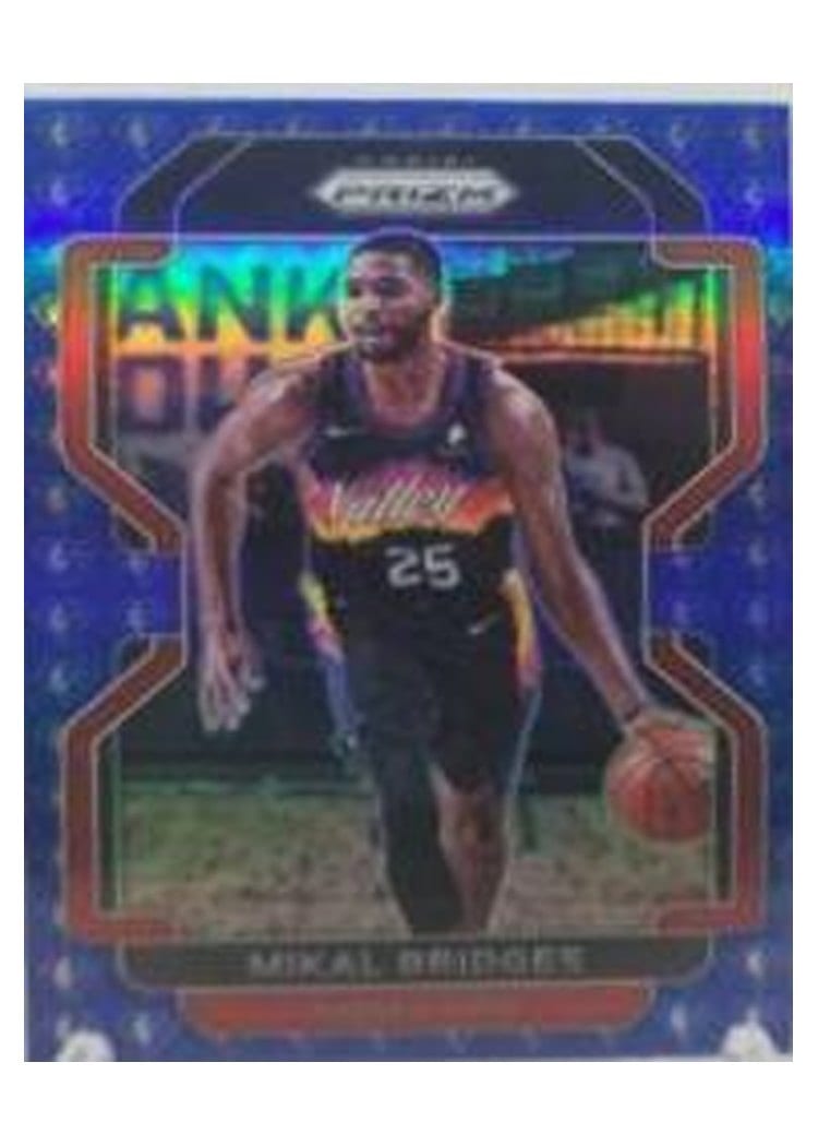 2021-22 Panini Prizm Base Set Mikal Bridges #27 card