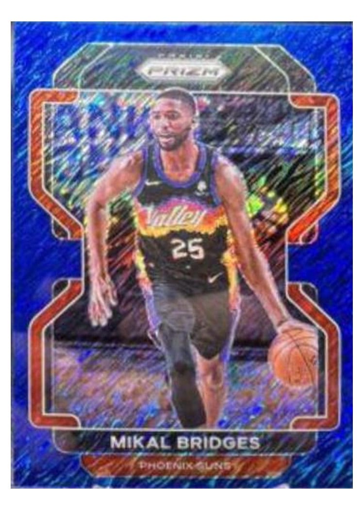 2021-22 Panini Prizm Base Set Mikal Bridges #27 card