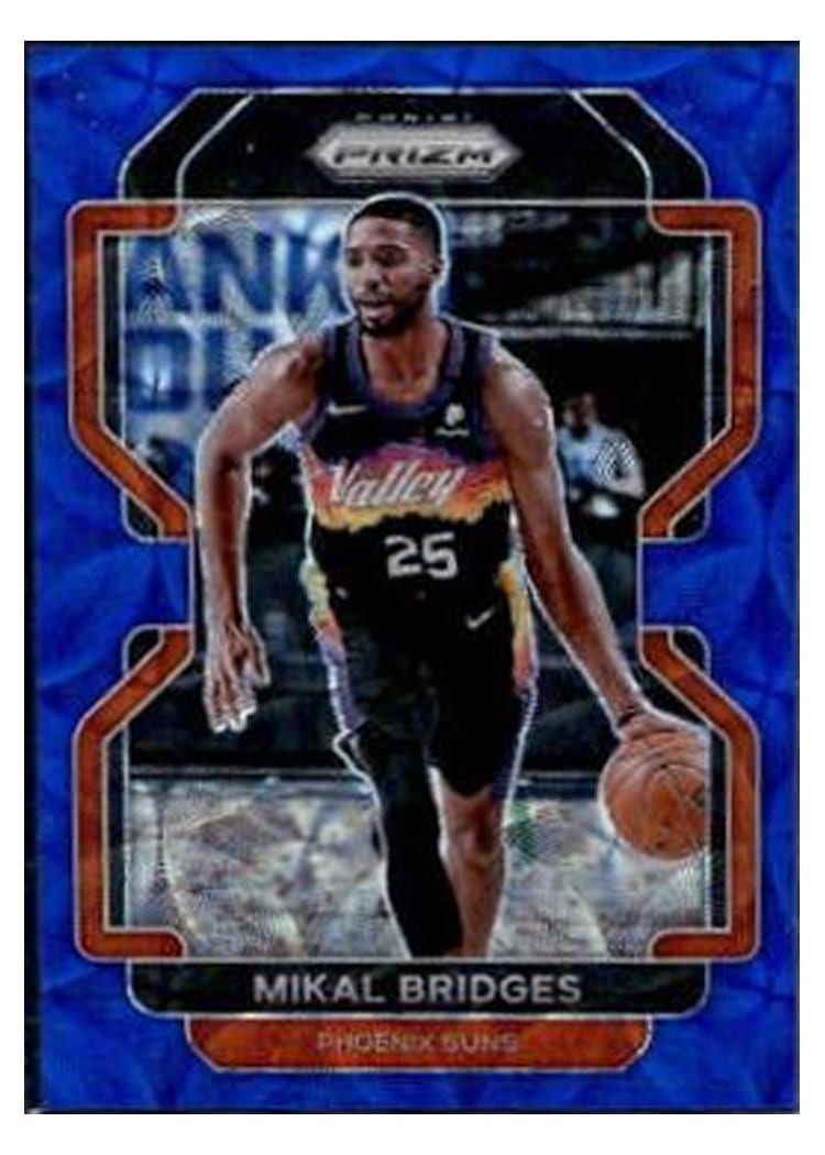 2021-22 Panini Prizm Base Set Mikal Bridges #27 card