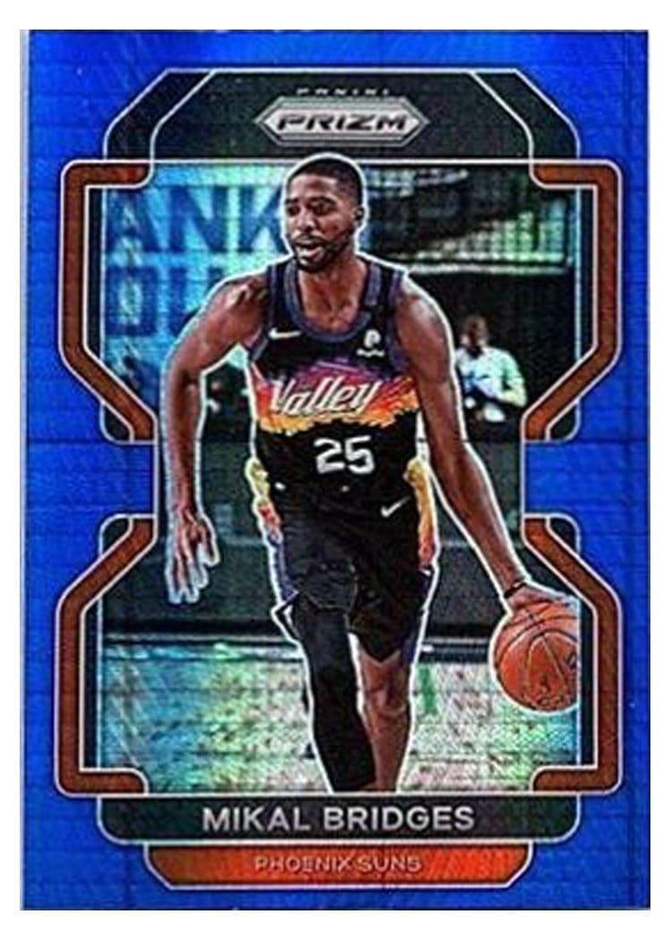 2021-22 Panini Prizm Base Set Mikal Bridges #27 card