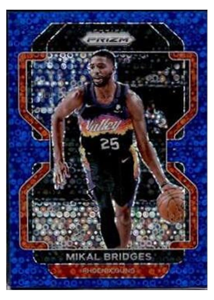 2021-22 Panini Prizm Base Set Mikal Bridges #27 card