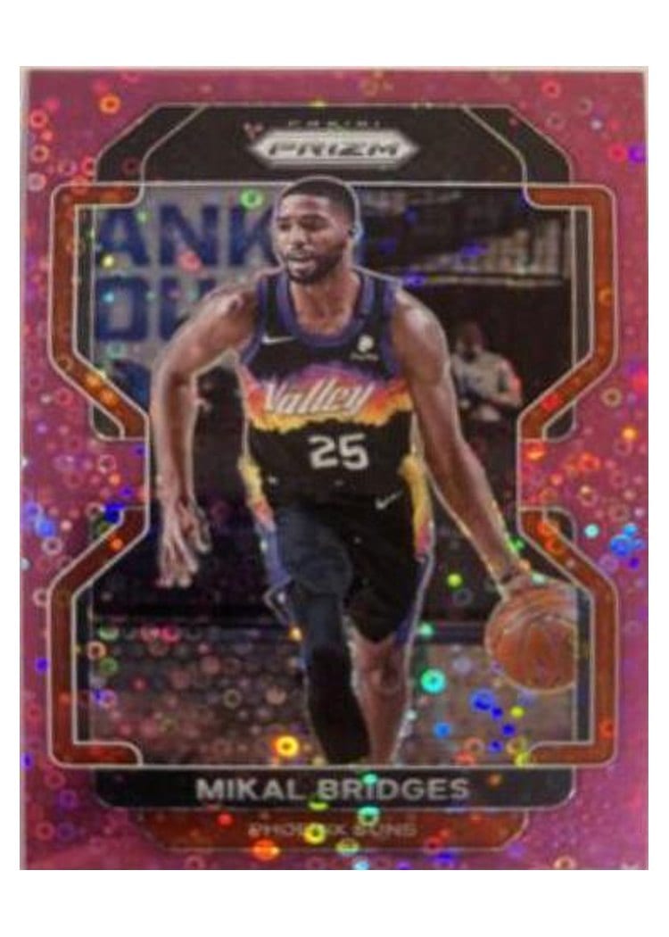 2021-22 Panini Prizm Base Set Mikal Bridges #27 card