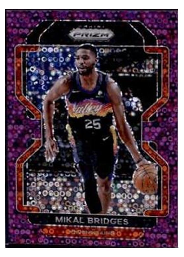 2021-22 Panini Prizm Base Set Mikal Bridges #27 card