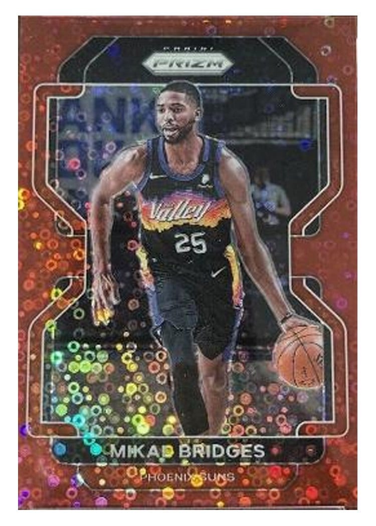 2021-22 Panini Prizm Base Set Mikal Bridges #27 card