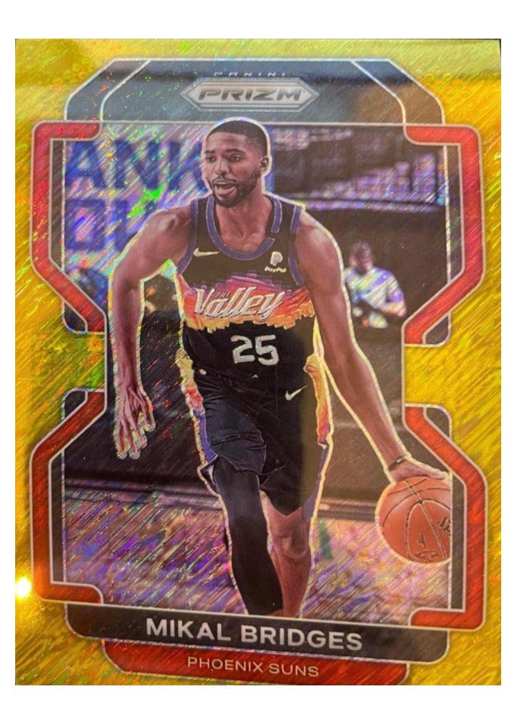 2021-22 Panini Prizm Base Set Mikal Bridges #27 card