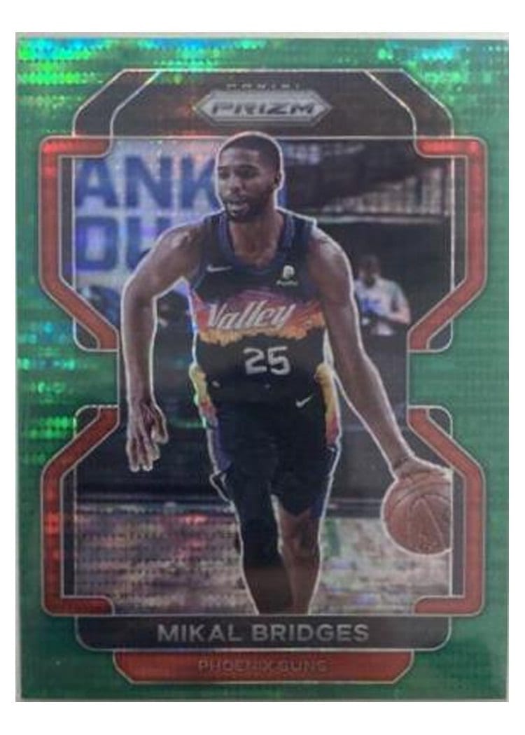 2021-22 Panini Prizm Base Set Mikal Bridges #27 card