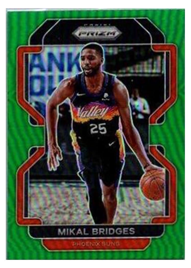 2021-22 Panini Prizm Base Set Mikal Bridges #27 card