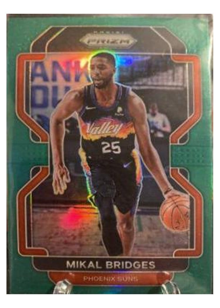 2021-22 Panini Prizm Base Set Mikal Bridges #27 card