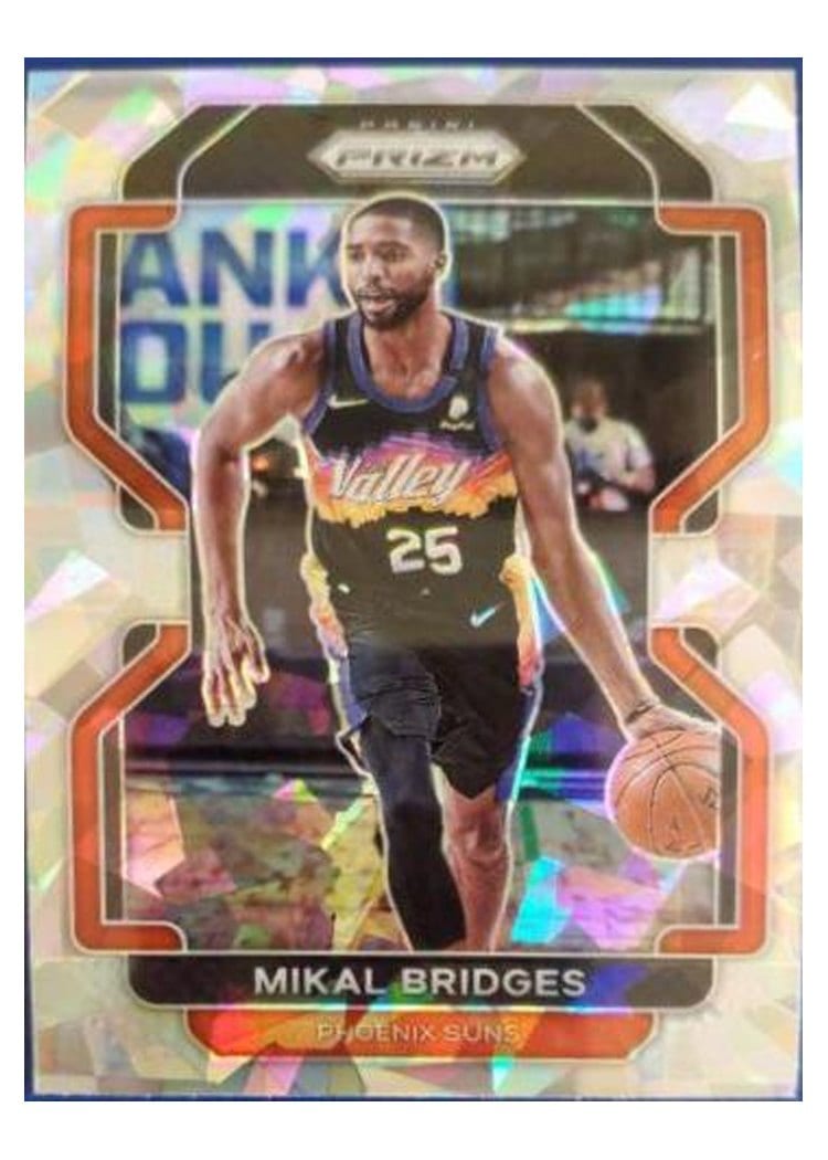 2021-22 Panini Prizm Base Set Mikal Bridges #27 card