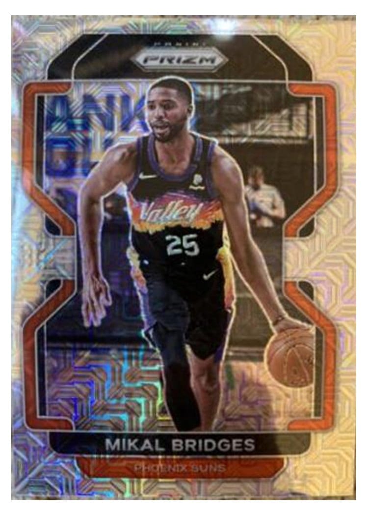 2021-22 Panini Prizm Base Set Mikal Bridges #27 card