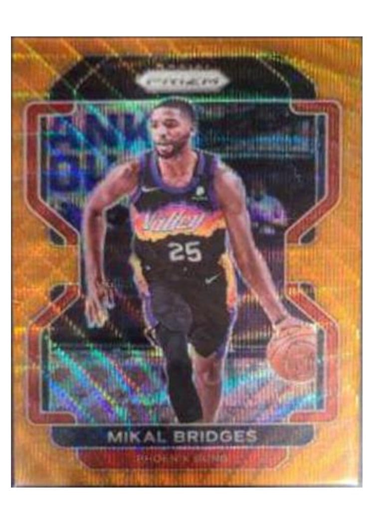 2021-22 Panini Prizm Base Set Mikal Bridges #27 card