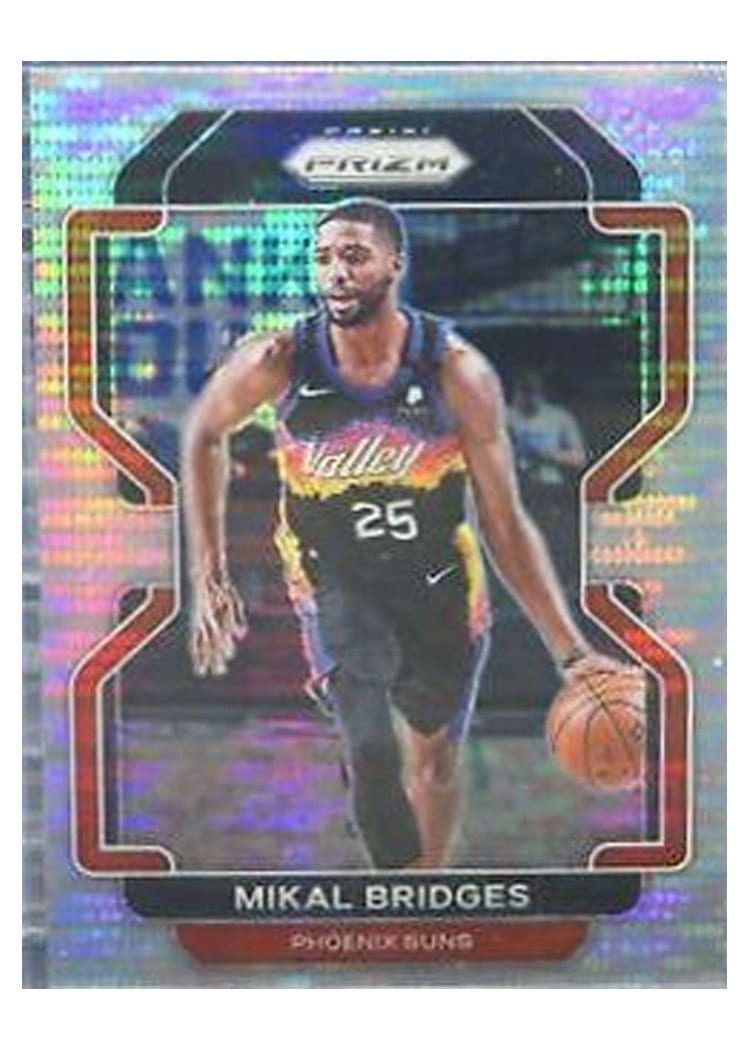 2021-22 Panini Prizm Base Set Mikal Bridges #27 card