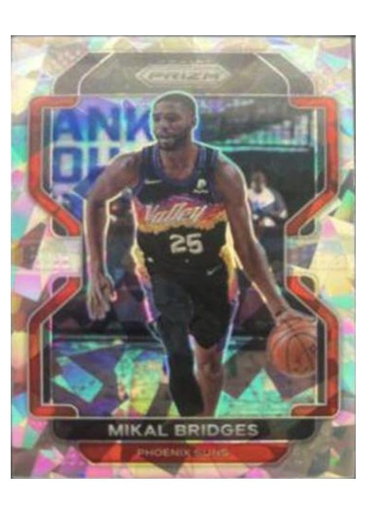 2021-22 Panini Prizm Base Set Mikal Bridges #27 card