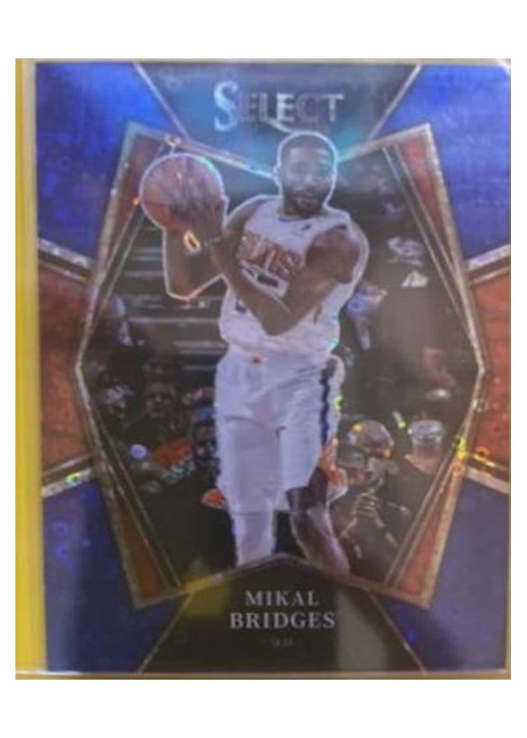 2021-22 Panini Select Base Set Mikal Bridges #147 card