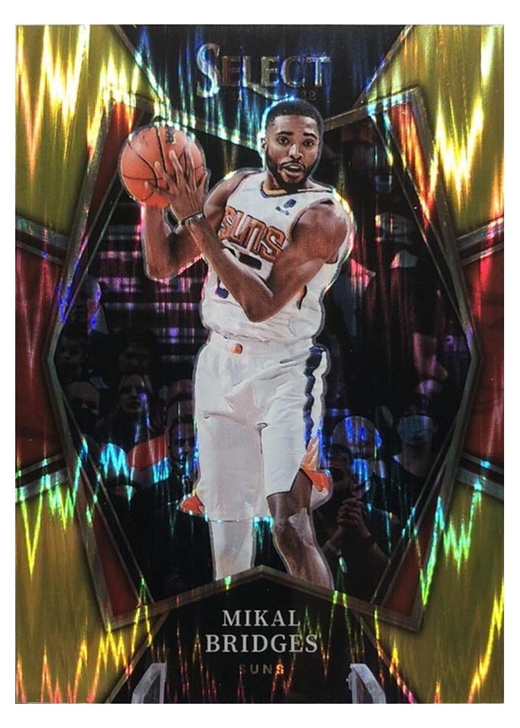 2021-22 Panini Select Base Set Mikal Bridges #147 card