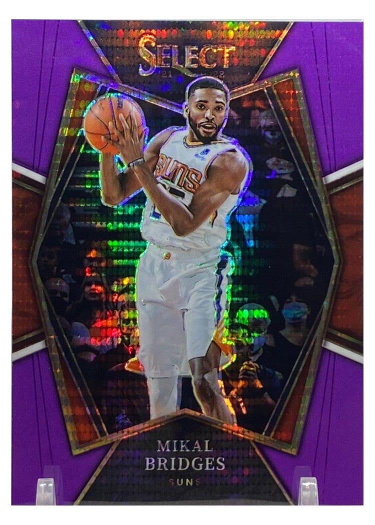 2021-22 Panini Select Base Set Mikal Bridges #147 card