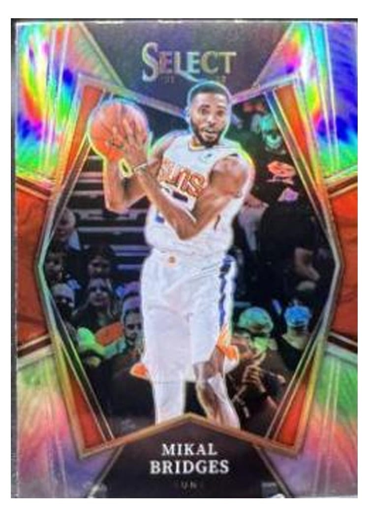 2021-22 Panini Select Base Set Mikal Bridges #147 card