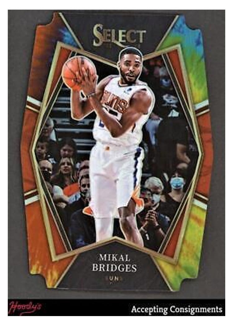 2021-22 Panini Select Base Set Mikal Bridges #147 card