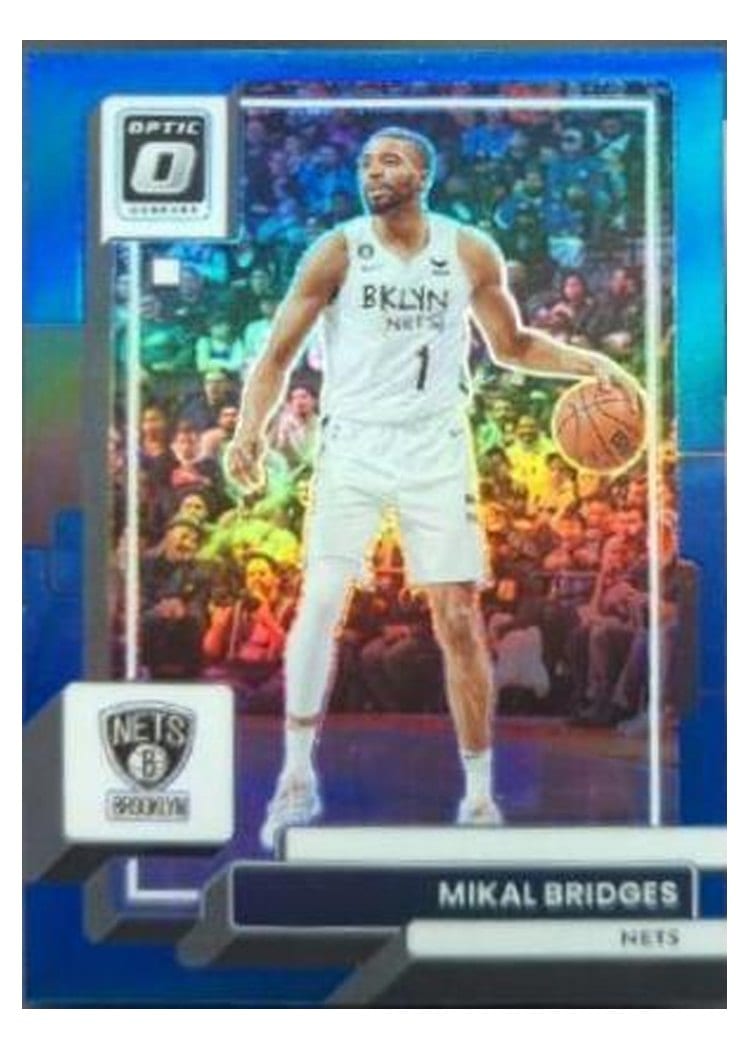 2022-23 Donruss Optic Base Set Mikal Bridges #108 card