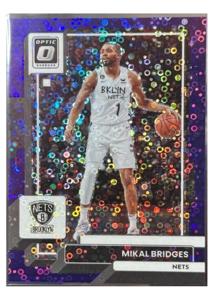 2022-23 Donruss Optic Base Set Mikal Bridges #108 card