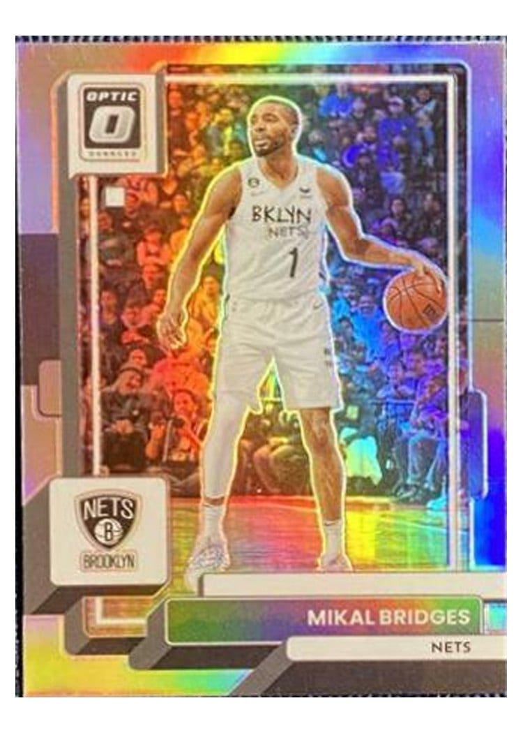 2022-23 Donruss Optic Base Set Mikal Bridges #108 card