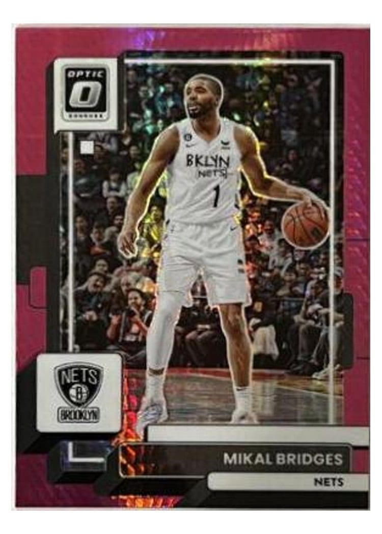 2022-23 Donruss Optic Base Set Mikal Bridges #108 card