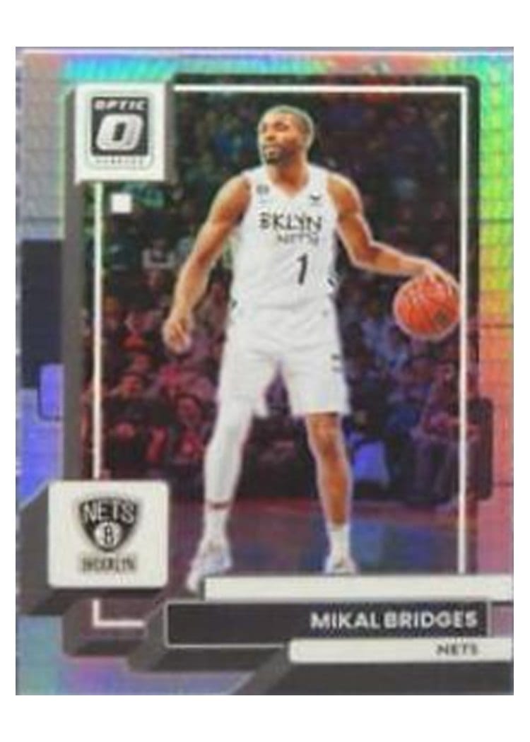 2022-23 Donruss Optic Base Set Mikal Bridges #108 card